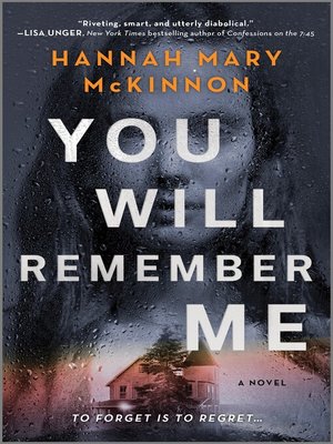 cover image of You Will Remember Me